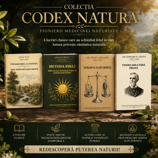 Colecția Codex Natura - Patru Lucrări Fundamentale din Medicina Naturistă Clasică